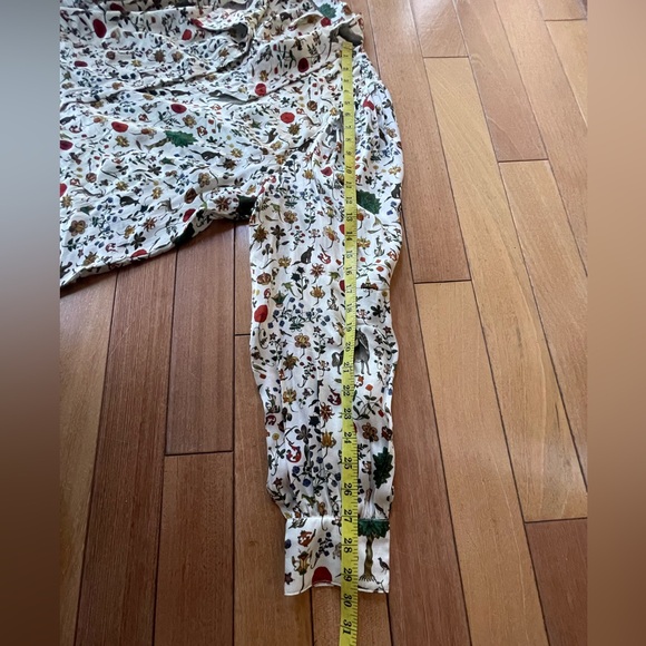 Samantha Pleet Glance Blouse Illuminated Print Unicorn Floral Top 4X - Picture 10 of 16